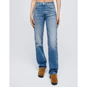 RE/DONE 90's High Rise Loose Jeans Blue Haze Size 30 NWT
